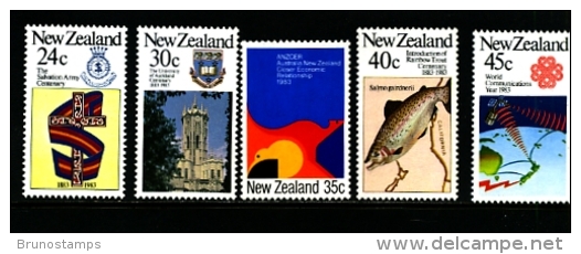 NEW ZEALAND - 1983  ANNIVERSARIES  SET MINT NH - Ungebraucht