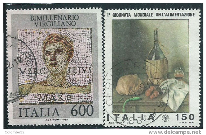 Italia 1981 Usato - Virgilio; Alimentazione - 1981-90: Usati