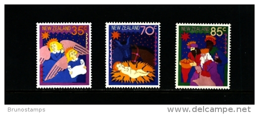 NEW ZEALAND - 1987  CHRISTMAS SET MINT NH - Unused Stamps