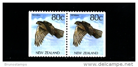 NEW ZEALAND - 1988  80 C. FALCON  IMPERF  SIDES MINT NH - Ungebraucht