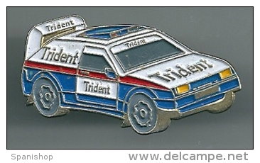 Pin Rally Car Trident - Sonstige & Ohne Zuordnung