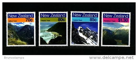 NEW ZEALAND - 1988  SCENIC WALKWAYS  SET  MINT NH - Unused Stamps