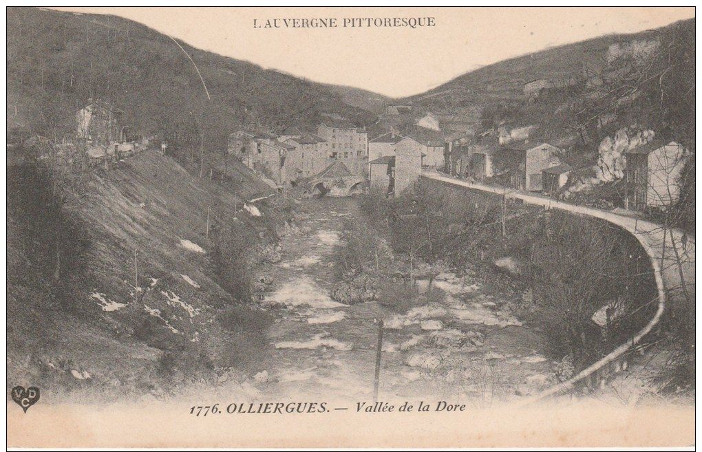 10j - 63 - Olliergues - Puy-de-Dôme - Vallée De La Dore - L'Auvergne Pittoresque - VDC N° 1776 - Olliergues