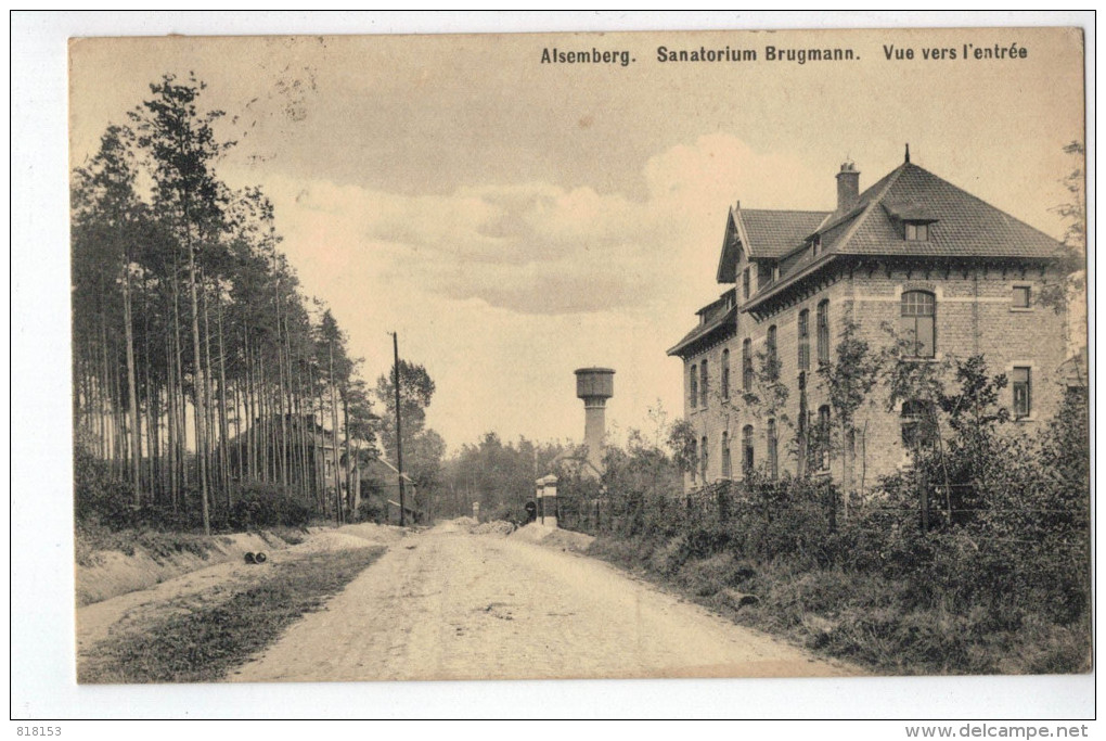 Alsemberg. Sanatorium Brugmann. Vue Vers L'entrée - Beersel