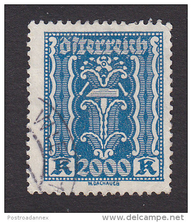 Austria, Scott #285, Used, Symbols Of Industry, Issued 1922 - Usati