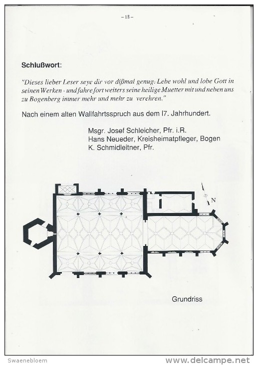 DE.- Bogenberg. Pfarr- Und Wallfahrtskirche Bogenberg. 3 Scans. - Christendom
