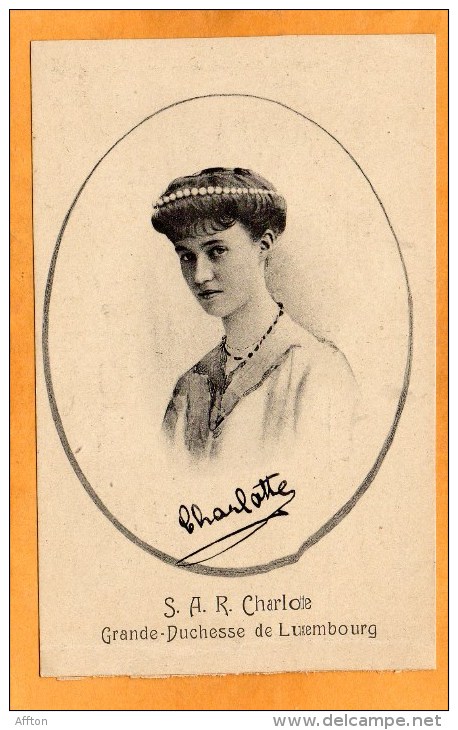 Grand Ducal Family 1910 Luxembourg Postcard - Koninklijke Familie