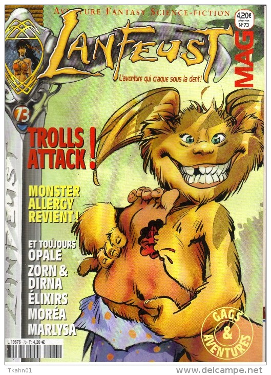 LANFEUST-MAG  N ° 73   REVUE B-D AVENTURES FANTASY SCIENCE-FICTION - Lanfeust De Troy