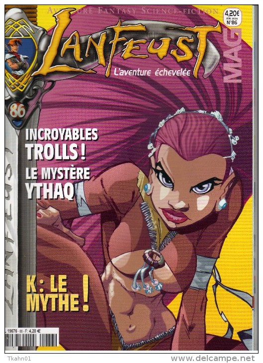 LANFEUST-MAG  N ° 86   REVUE B-D AVENTURES FANTASY SCIENCE-FICTION - Lanfeust De Troy