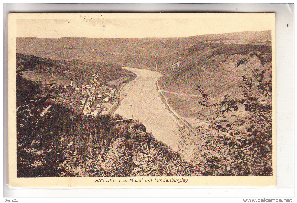 5583 ZELL - BRIEDEL, Panorama Mit Hindenburglay, 193... - Zell