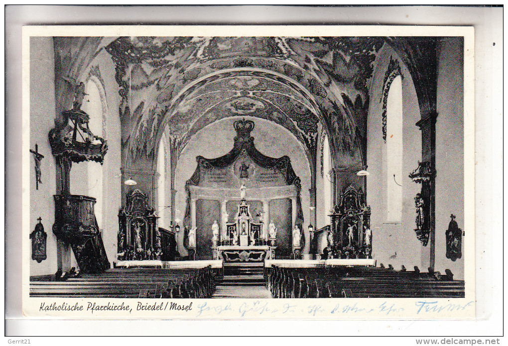 5583 ZELL - BRIEDEL, Katholische Pfarrkirche, 194... - Zell