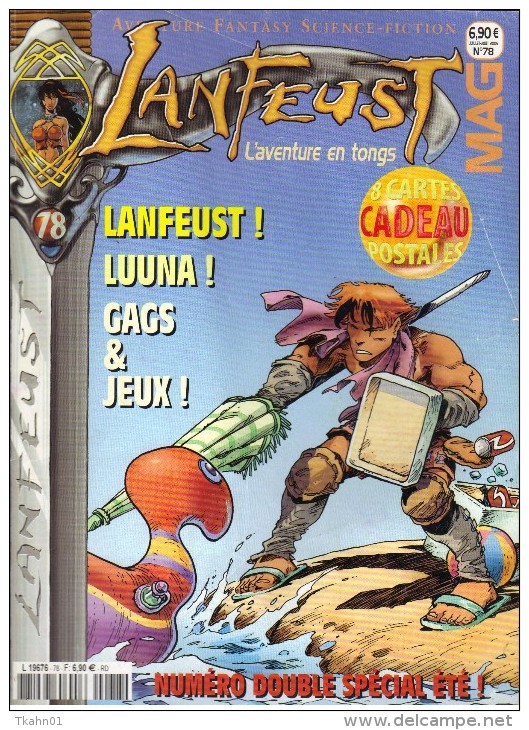 LANFEUST-MAG  N ° 78   REVUE B-D AVENTURES FANTASY SCIENCE-FICTION - Lanfeust De Troy