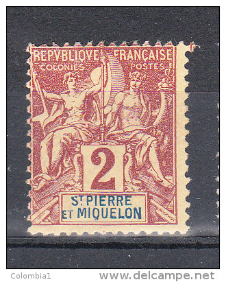 ST PIERRE ET MIQUELON YT 60 Neuf - Unused Stamps