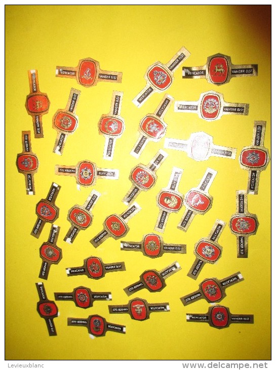 Collection/Vrac De 30 Bagues / Mercator/ Insignes Régimentaires Britanniques/ Années 1950-1960     CIG15 - Sigarenbandjes