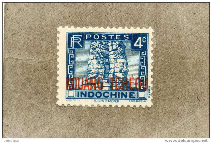 KOUANG-TCHEOU : Jonque - Timbre D'Indochine Surchargé  "KOUANG-TCHEOU" - - Unused Stamps