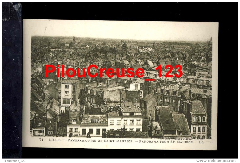 59 Nord -  LILLE - " Panorama Pris De Saint Maurice " - Lille