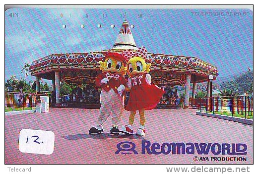 REOMA WORLD - Peddy Bird And Polly Bird (12) - Télécarte Japon - BD Comics Japan Phonecard Telefonkarte - BD