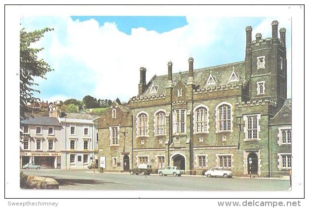 TAVISTOCK TOWN HALL DEVON Old Unused Postcard - Otros & Sin Clasificación