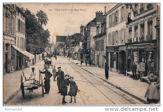 TROYES-LA RUE THIERS - Troyes