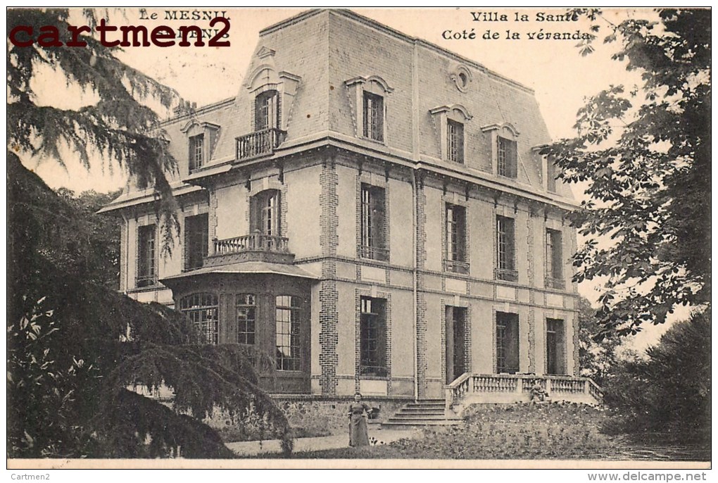 LE MESNIL-SAINT-DENIS VILLA DE SANTE COTE DE LA VERANDA ENVOI A PUYHAUBERT 133 RUE BROCA PARIS - Le Mesnil Saint Denis