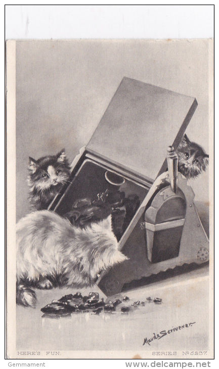 CATS IN COAL BOX -MAUDE SCRIVENOR - Katten