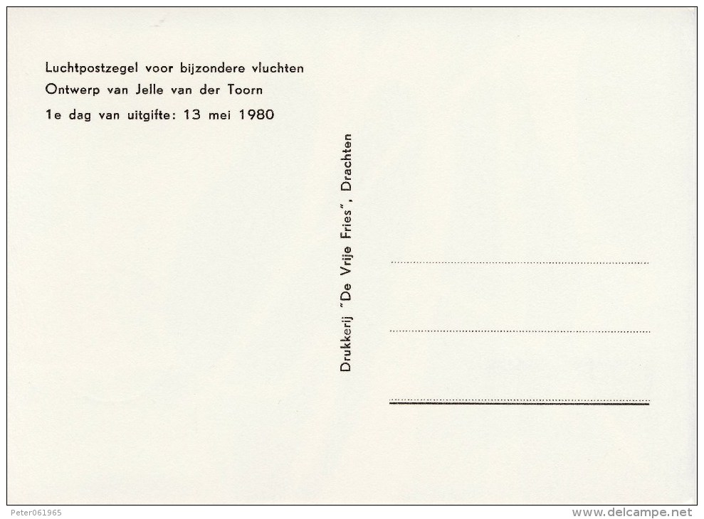 Maximumkaart Luchtpostzegel LP16 (1980) - Cartes-Maximum (CM)