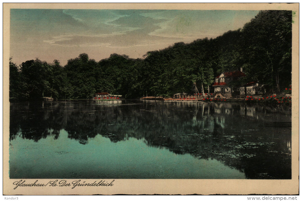 Glauchau. Der Gründelteich - Glauchau