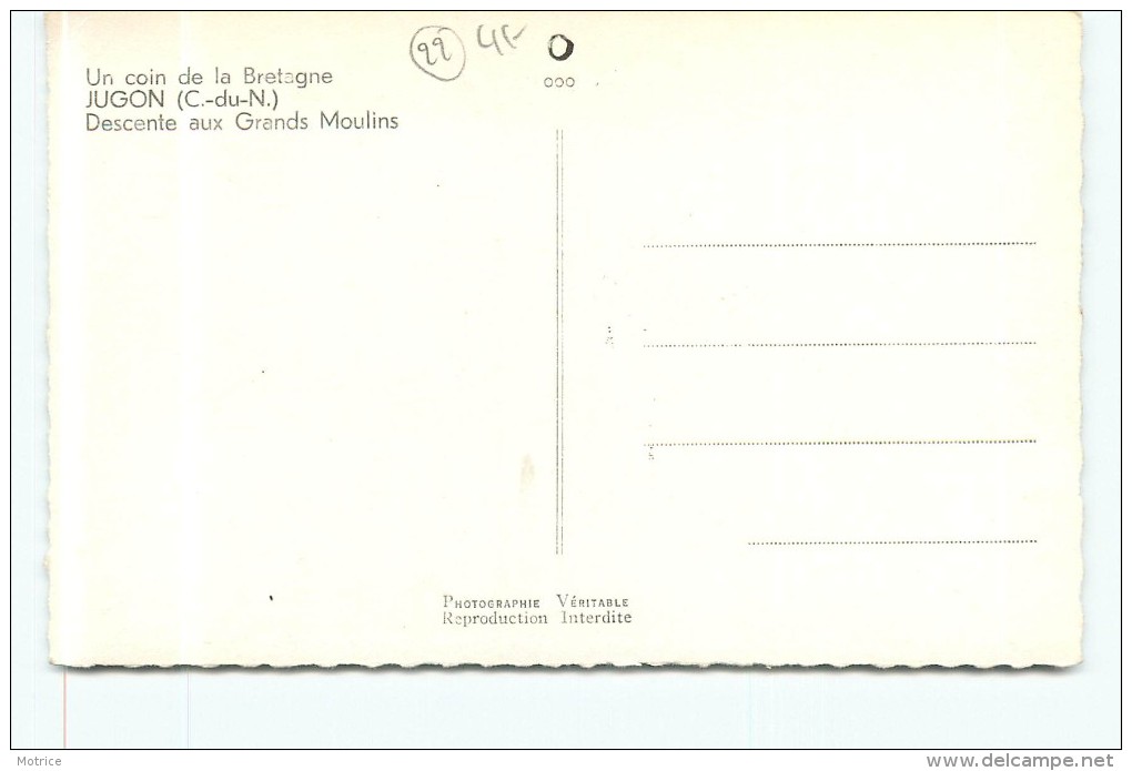 JUGON  - Descente Aux Grands Moulins. - Jugon-les-Lacs