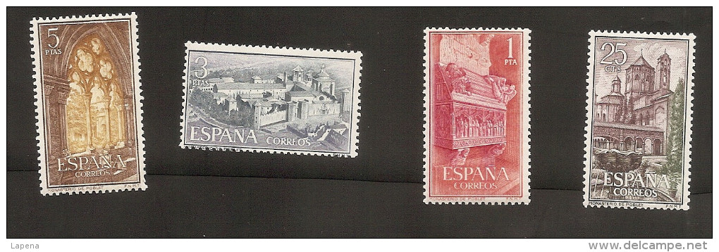 España 1963 NEW Monasaterio De Poblet - Neufs