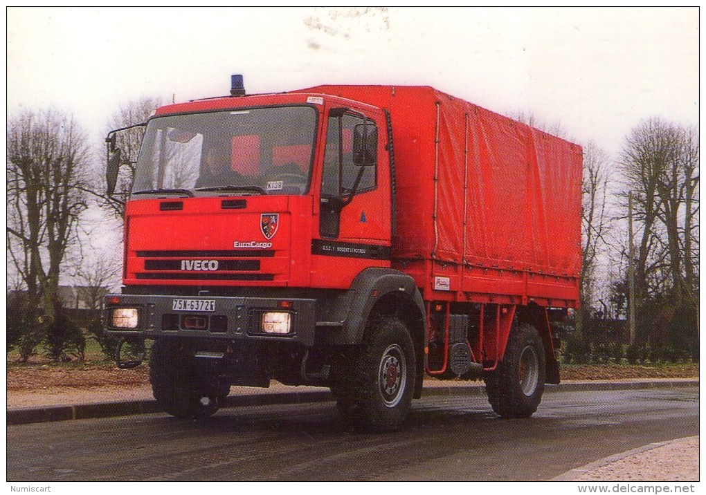 Pompiers.. Sapeurs-Pompiers.. Ivéco - Eurocargo 4x4 Pionnier.. Camion De Pompiers.. Nogent-le Rotrou - Sapeurs-Pompiers