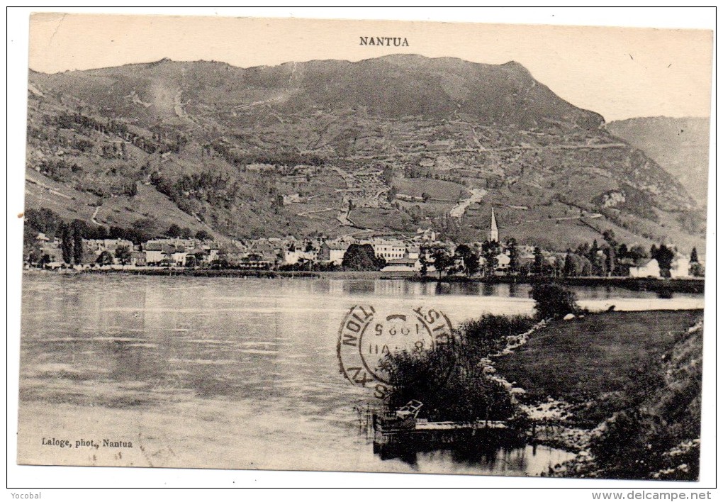 CP, 01, NANTUA, écrite, Voyagé En 1926 - Nantua