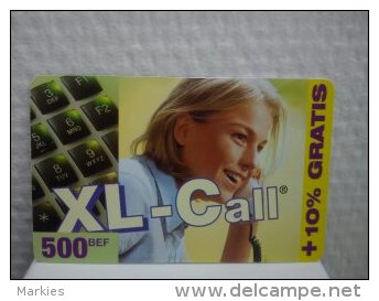 Xl-Call 500 BEF  Rare ! - [2] Prepaid & Refill Cards