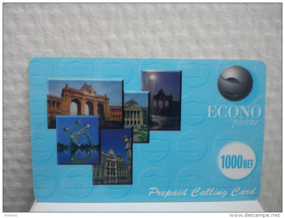 Prepaidcard Econe With Barcode 2 Photo´s Used Rare - [2] Prepaid & Refill Cards