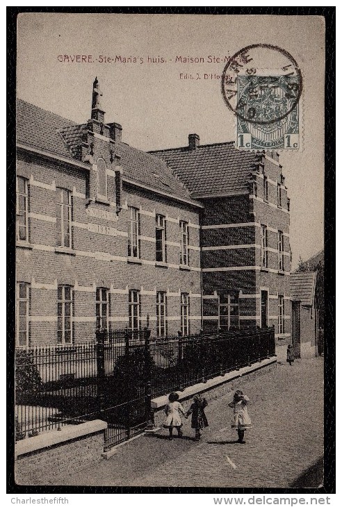 GAVERE - Ste Maria's Huis - Maison Ste Marie --- Zeldz. édit. D'Hondt - Zr Mooi - Kinderen - Gavere