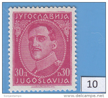 YUGOSLAVIA 1931; Mi: 237 I; MH - Neufs