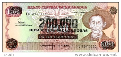 Nicaragua 200000 Cordobas 1985 Pick 162 UNC - Nicaragua