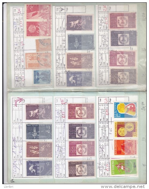 VRAC TIMBRES ROUMANIE URSS ET DIVERS PAYS DE L'EST NEUF SANS CHARNIÈRE NEUF AVEC CHARNIÈRE ET OBL - Lots & Kiloware (mixtures) - Min. 1000 Stamps