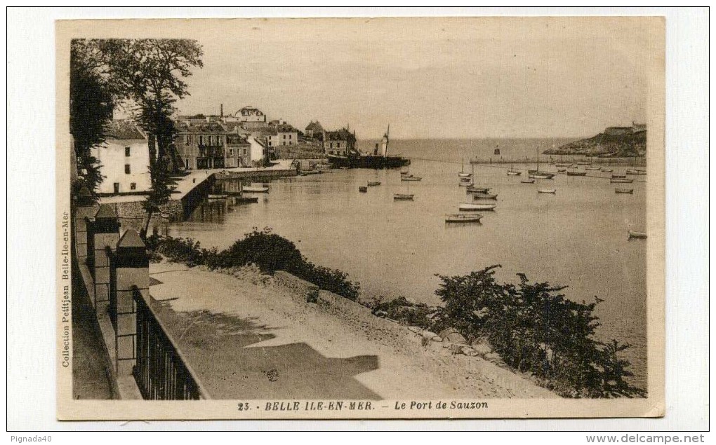 CP , 56 , BELLE-ILE-en-MER , Le Port De Sauson - Belle Ile En Mer