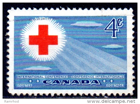 CANADA 1952 18th Int Red Cross Conf, Toronto - 4c  Red Cross Emblem  MNG - Nuovi