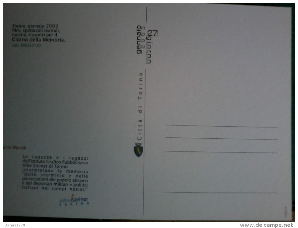GIORNO DELLA MEMORIA - Serie Di N°16  Cartoline. - Bagne & Bagnards