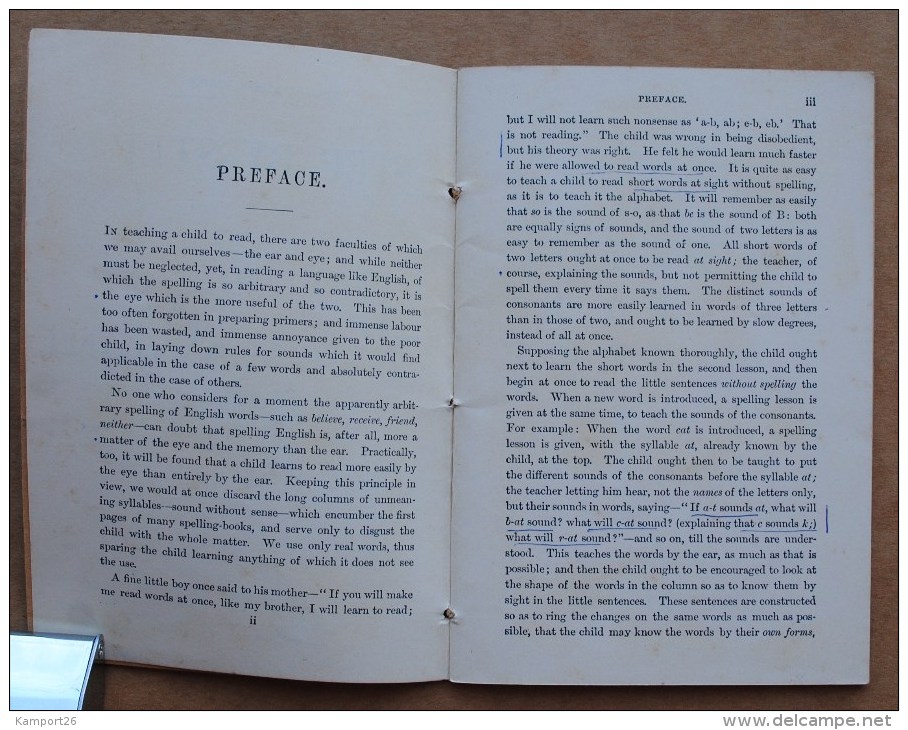 1900s STEP BY STEP Nelson's School Series CHILD'S FIRST LESSON BOOK Cours D'Anglais L'ÉCOLE DE LA SÉRIE - Éducation/ Enseignement