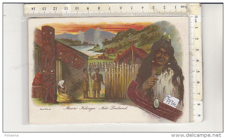 PO7231C# NUOVA ZELANDA - MAORI KAINGA   No VG - Nieuw-Zeeland