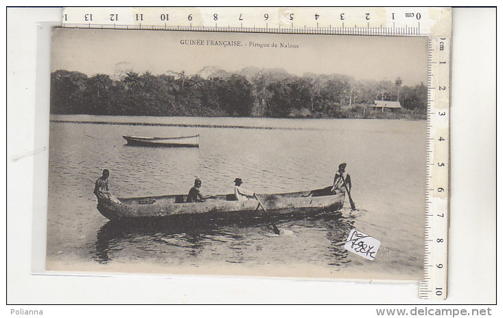 PO7287C# GUINEA FRANCESE - PIROGUE DE NALONS   No VG - Guinée Française