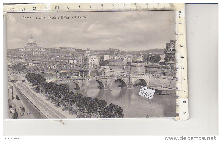 PO7406C# ROMA - PONTE S.ANGELO E DI FERRO - S.PIETRO  No VG - Bruggen