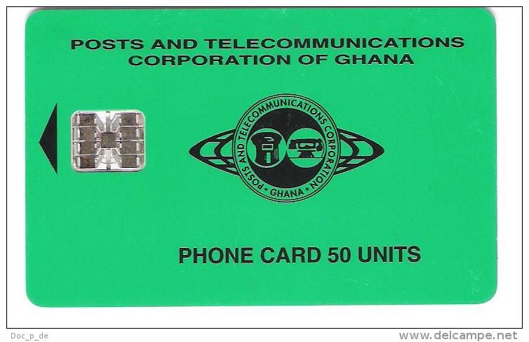 Ghana - GHA-16 - Green Background - 50 Units - 04/97 - Ghana