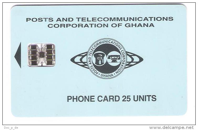 Ghana - GHA-14 - Blue Background - 50 Units - 09/97 - Ghana