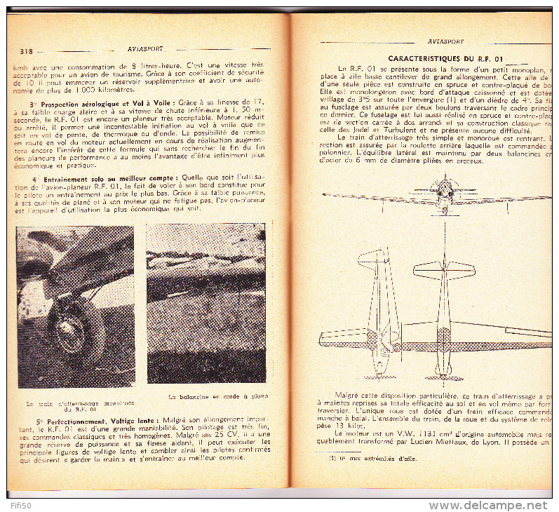 La Revue Du Pilote AVIASPORT Avion Planeur Planeurs à Faible Vitesse De Chute Vol à Voile Septembre 1960 - Aviation