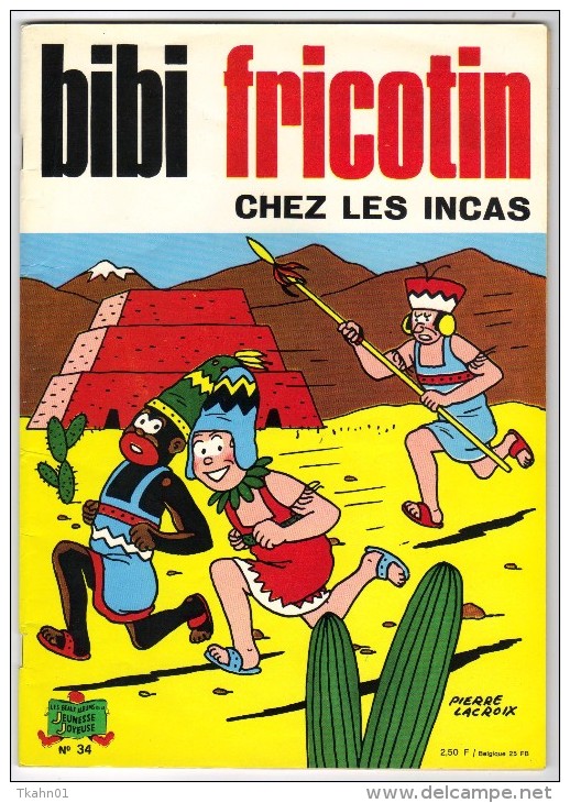 BIBI-FRICOTIN N ° 34 " CHEZ LES INCAS " DE 1974 - Bibi Fricotin