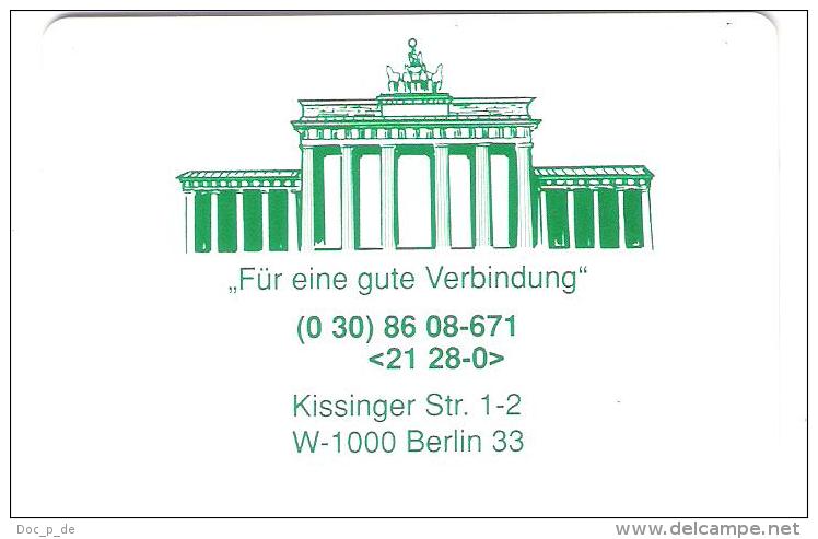 Germany - K116  07/92 PSD Bank Berlin - Brandenburger Tor - Mint - K-Series: Kundenserie