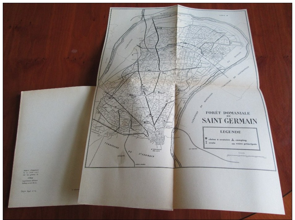 La Forêt De Saint-Germain-en-laye   Roger Berthon 1957 - Ile-de-France
